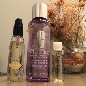 Clinique + L’Occitane + Shu Uemura Make Up Remover